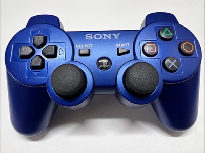 Sony PS3 DualShock 3 Wireless Controller   Blue OEM Original Tested