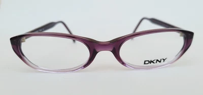 DKNY 6809 Damen Brille 49 - 18 Fassung oval Flach Dunkel Lila Aubergine Acetat - Bild 1 von 4