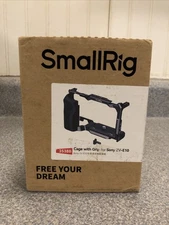-Open Box- SmallRig Camera Cage w/ Silicone Hand Grip & Side Lock Sony ZV-E10