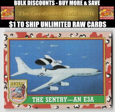 1991 Topps Desert Storm #33b The Sentry - An E3A