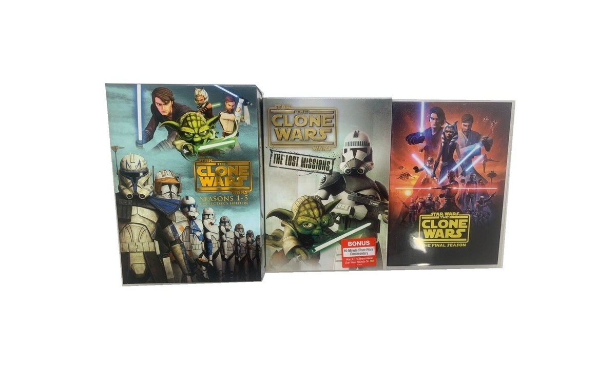 STAR WARS THE CLONE WARS COMPLETE SERIES 1-7(DVD 25-Disc BOX SET