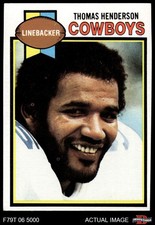 1979 Topps #385 Thomas Henderson Cowboys 7 - NM