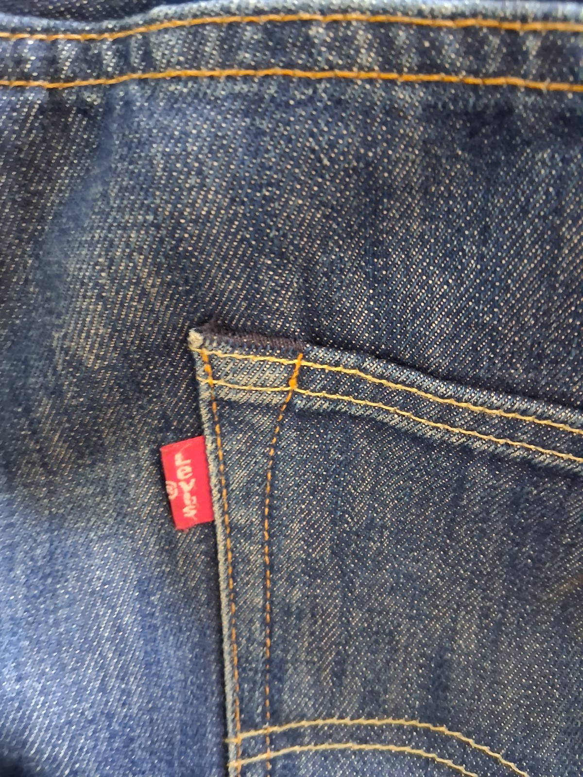 Levi’s 501 White Oak Cone Denim Made in USA Jeans 40x34 Button Fly Vintage xx thumbnail 5