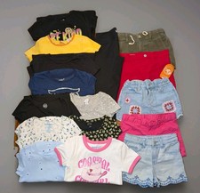 Girls Sz. 7-8 7 8 Summer Clothing Shorts Shirts Leggings Play Clothes 16 Pc. Lot