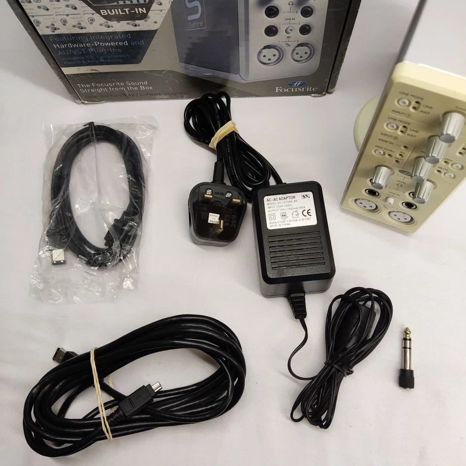 FOCUSRITE SAFFIRE PROFESSIONAL MOBILE FIREWIRE AUDIO INTERFACE 24BIT 192KHZ - Image 2 of 4