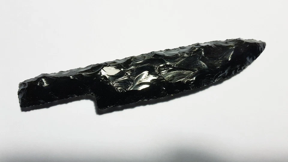 Obsidian Steinmesser 11-13cm - Bild 1 von 1