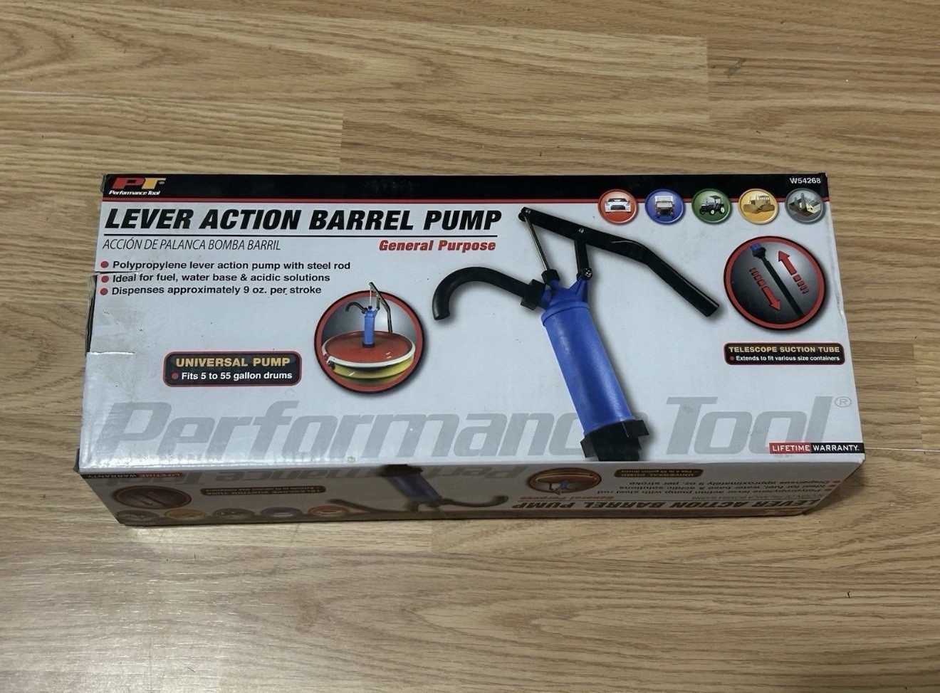 Performance Tool W54268 Lever Action Barrel Pump NIB