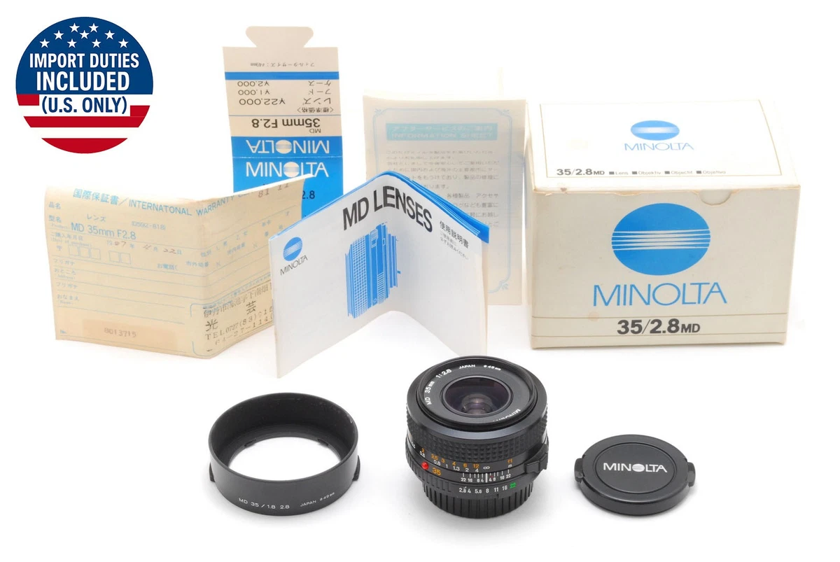 Minolta 35mm Focal f/2.8 Camera Lenses for sale - eBay