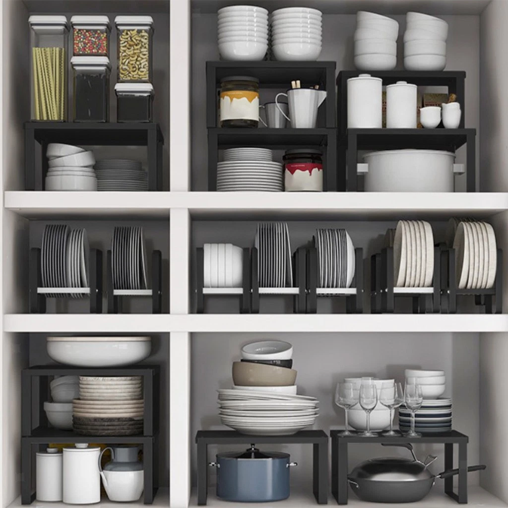 Kitchen Rack Desktop Organizer Pantry Storage Rack for Pantry Study Cabinet