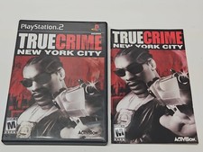 True Crime New York City PS2 Case Manual Insert Only No Disc Activision