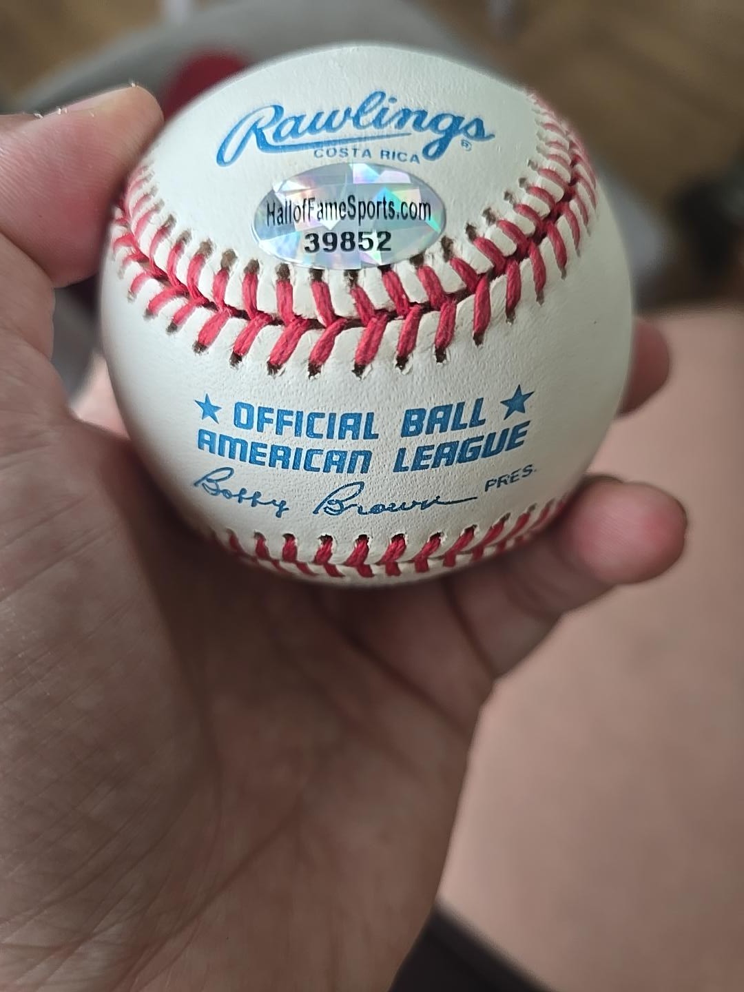 Lot of 3 Autographed Rawlings Baseballs w/ PSA DNA Authentication Display Case view 13