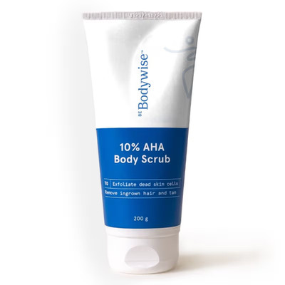 Be Bodywise 10% AHA Lactic Acid Body Scrub (200g)