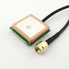 2x GPS Active Antenna Internal Antenna with RG174 Cable SMA Male Plug Connector