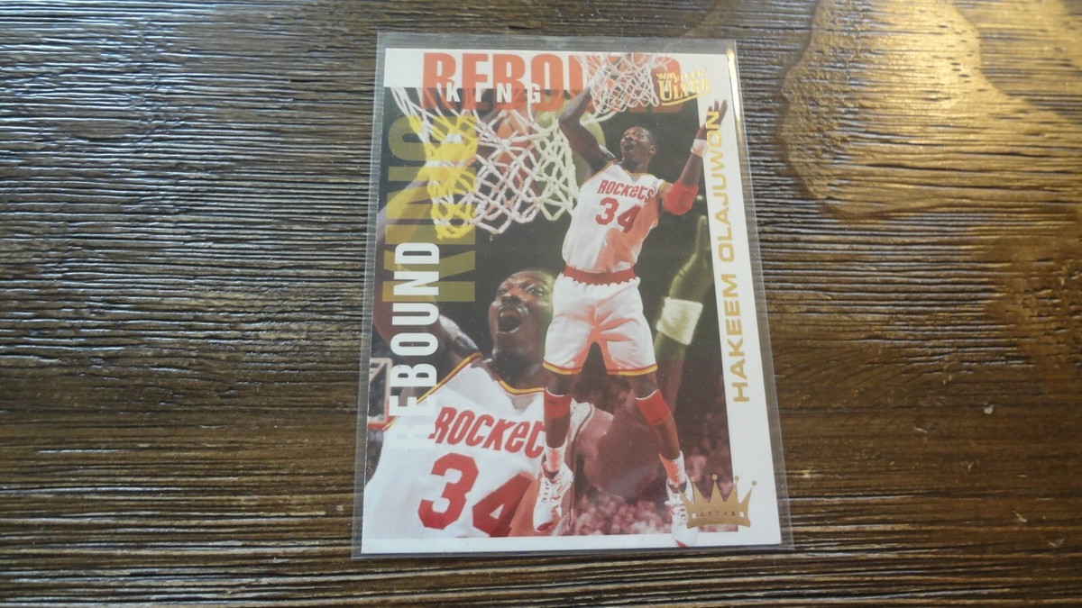 94-95 FLEER ULTRA # 6 OF 10 REBOUND KING HAKEEM OLAJUWON 
