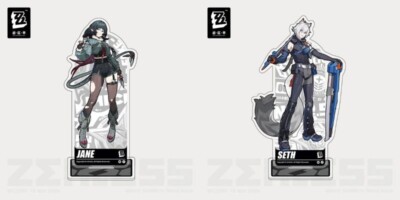 Zenless Zone Zero Jane Doe Seth Lowell Acrylic Stand Set of 2