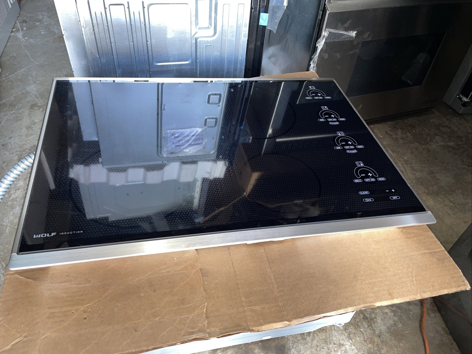 Wolf CT30I/S 30" Induction Cooktop Framed Stainless Steel Tri eBay