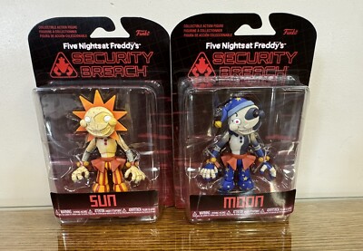 Funko Five Nights at Freddy's Security Breach SUN and MOON Action Figures Set