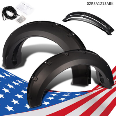 2021-2022 Ford F150 Pocket Rivet Style Fender Flares - Smooth 2021-2022 Ford F150 Pocket Rivet Style Fender Flares - Smooth