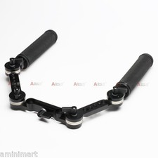 ARRI Type Rosette Rod Clamp Arm Handle Grip Set fr 15mm Rod Support DSLR Rig HDV
