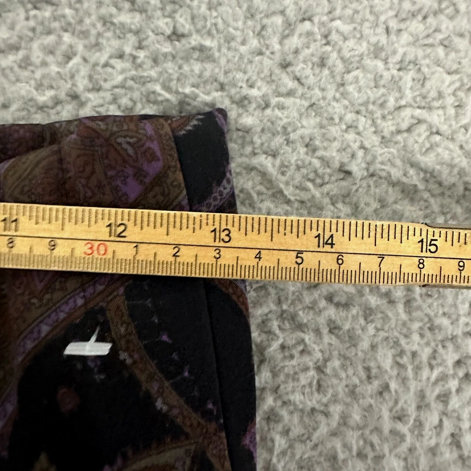 De colección Bogner Ski Panst talla 12 cintura alta estampado cachemir agitar años 80 Hecho en EE. UU. Foto 4 de 4