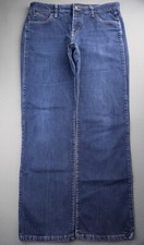 Women's Wrangler Q Baby Jeans No Gap Waistband Boot Cut Size 11/12x32 34x32 