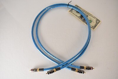 NEW 1m Pair Straight Wire Rhapsody ''S'' Interconnects RCA