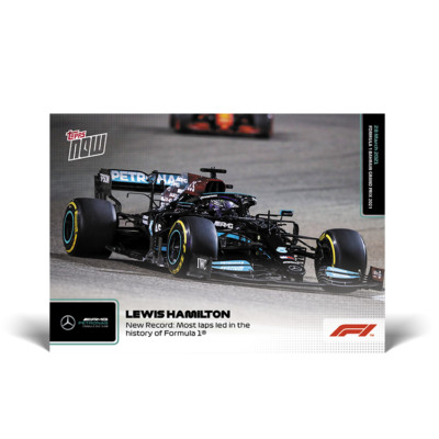Topps Now Formula 1 2021 - Card 01 - Lewis Hamilton - Mercedes