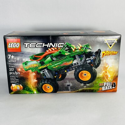 LEGO Technic Monster Jam Dragon Set 42149 Pull Back 2 in 1