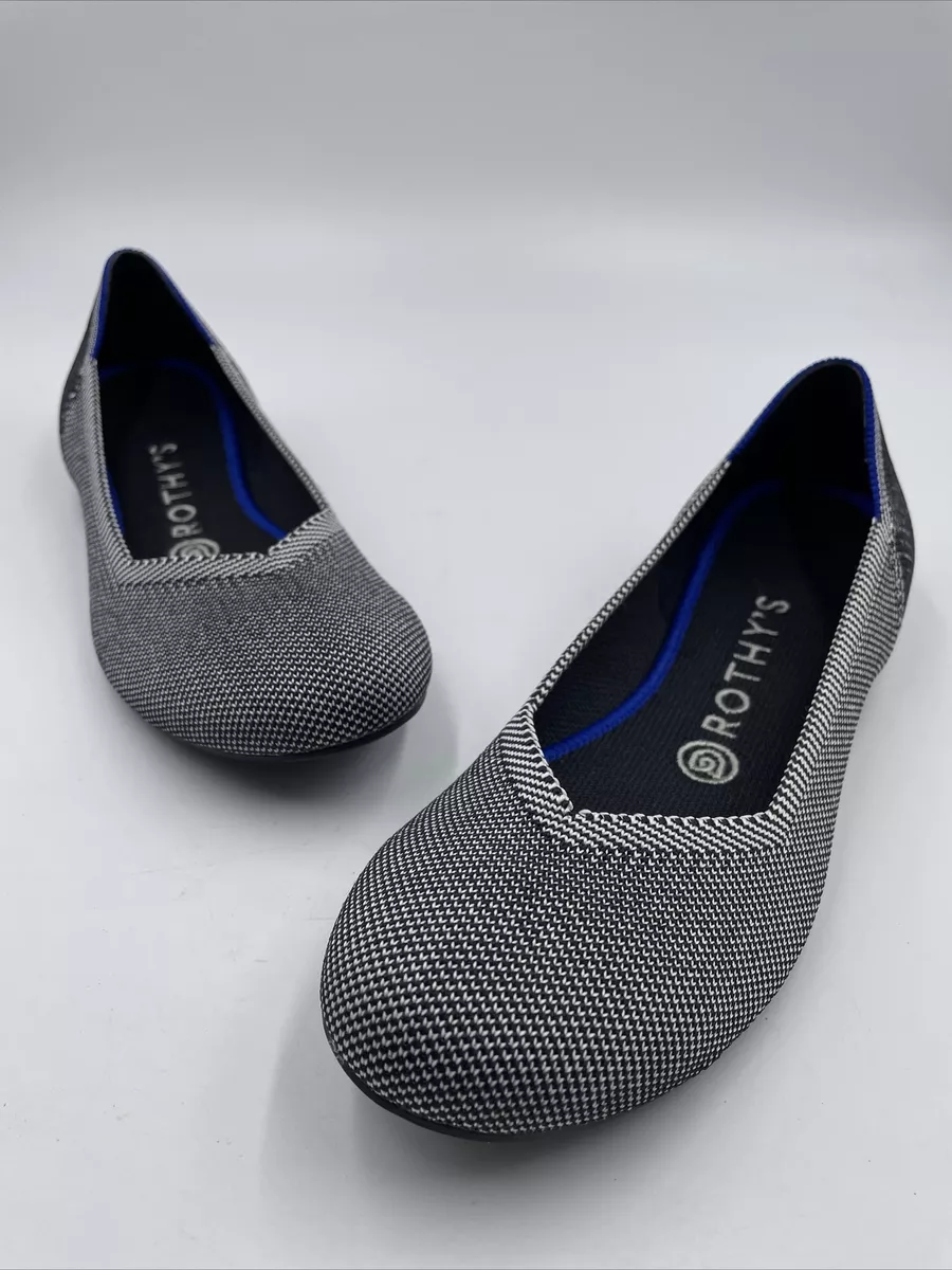 Gray women's flats cheap