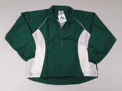 NWT Augusta Sportswear Green/White Wind Jacket Vented WOMENS SMALL H1955 - Image 1 of 4