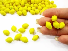 100 Lemon Fruit Dollhouse Miniature Food WHOLESALE Supply Charms 4080