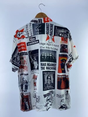 ワコマリアRage Against The Machine Mサイズ WACKO MARIA RAGE AGAINST THE MACHINE/Hawaiian shirt/XL/WHT
