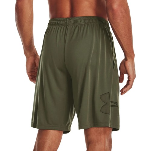Under Armour Men's Tech Graphic Short Size XXL Marine Od Green/Black - Picture 2 of 4