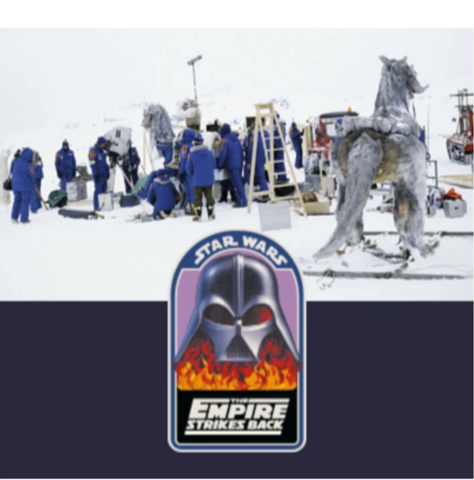Columbia x Star Wars Empire Crew Strikes Back Parka Chaqueta Talla S Azul Japón - Imagen 3 de 4