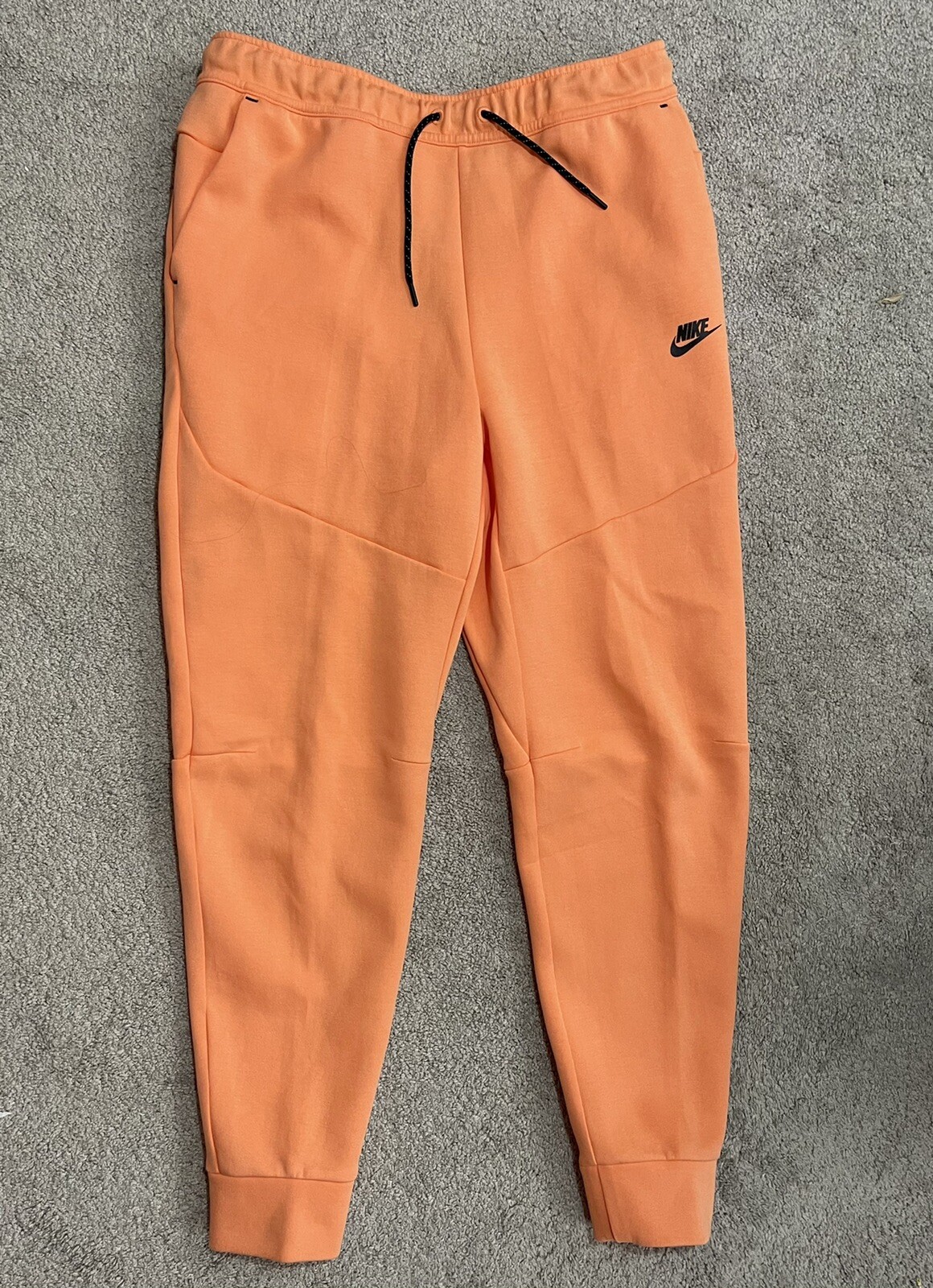 Nike Slim Fit Tech Fleece Jogger Sweatpants Orange Black CZ9918835 Men