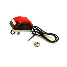 Stainless Steel Red Stud Mount Trailer Marker Light