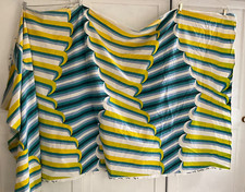 Fab reclaimed Heals ‘Palisade’ Haydon Williams vintage geometric blue yellow 60s