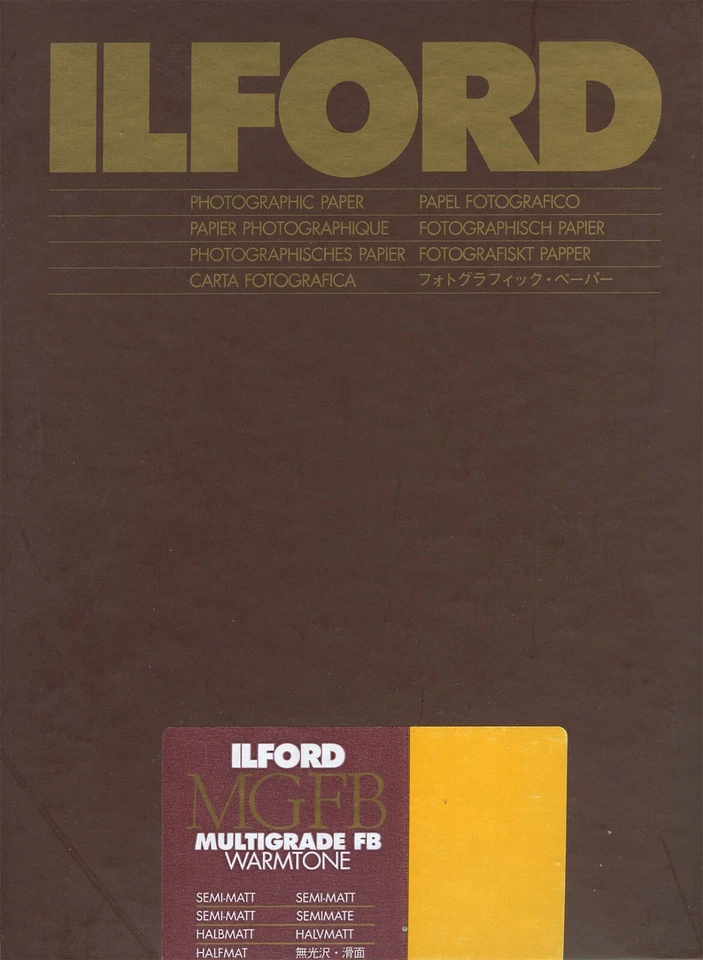 Ilford Multigrade Paper FB Warmtone Semi-Matt 12x16" (30.5x40.6cm ) 50 sheets - Image 1 of 1