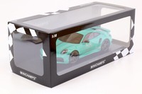 Porsche 911 992 Turbo S Sport Design Paket 2021 GrüN 1:18 Minichamps