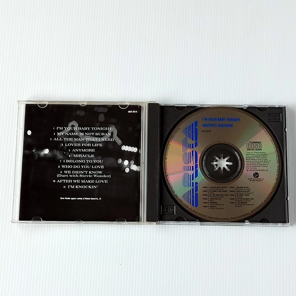 Whitney Houston I'm Your Baby Tonight CD 1990 - image 2 of 4