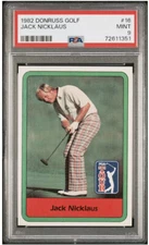 1982 Donruss Golf #16 Jack Nicklaus Mint PSA 9