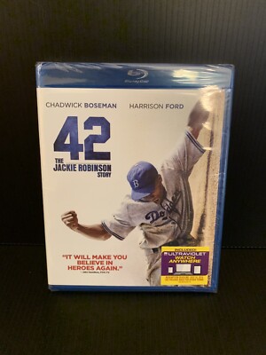 42: The Jackie Robinson Story (Blu-Ray, 2013) ~ NEW SEALED
