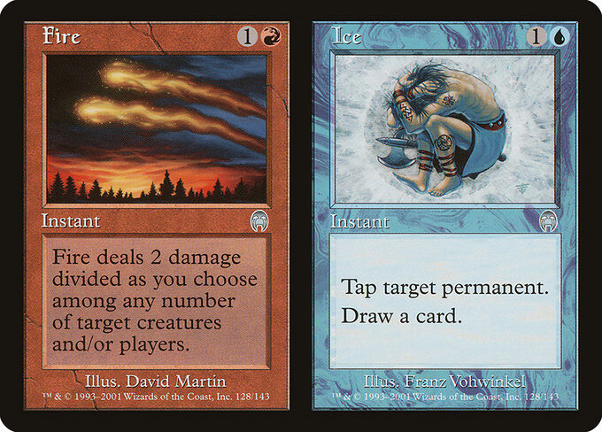 MTG magic cards 1x Fire // Ice Apocalypse Light Play, English | eBay