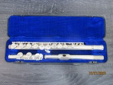 Buescher brand flute with hard case. Made in USA