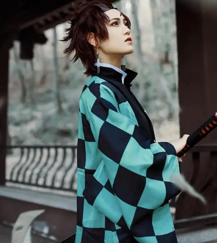 Demon Slayer Kamado Tanjiro Anime Cosplay Completed Costume