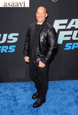 New Black Leather Jacket Men Celebrity Bomber Pure Lambskin Size S M L XL - 269