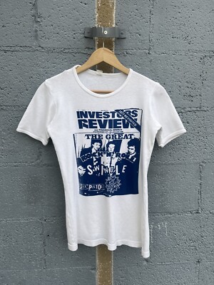 VINTAGE 70s SEX PISTOLS PUNK ROCK TOUR CONCERT PROMO T-SHIRT