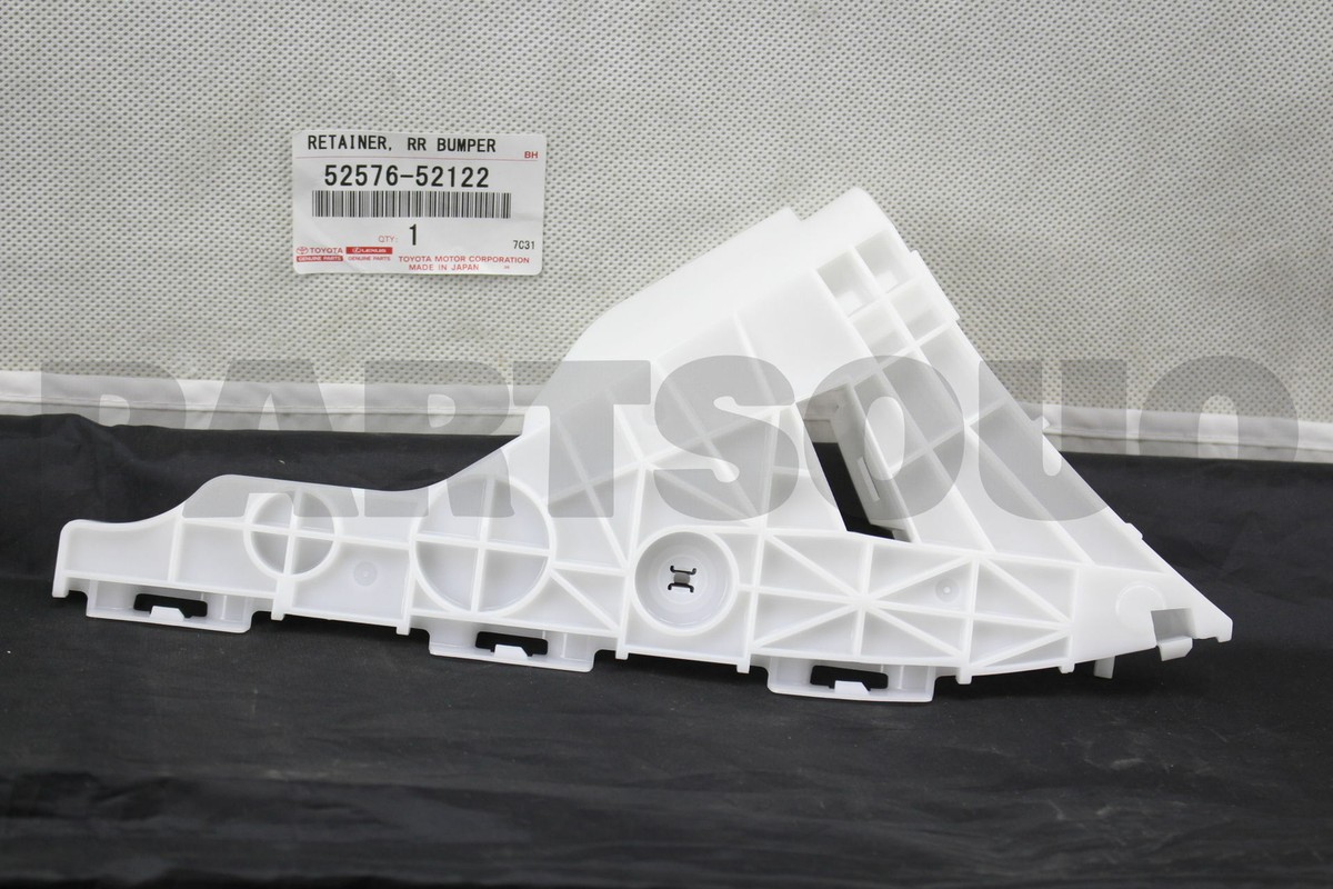 5257652122 Genuine Toyota RETAINER, RR BUMPER SIDE, LH 52576-52122