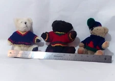 Hugfun  Plush  Bears 8 Inch 1998 And 2000  Sweaters And Jointed Limbs