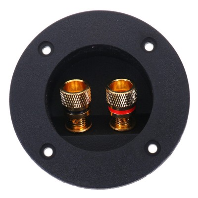 Speaker Terminal Cup Round Spring Cup Subwoofer Plug Car Stereo Connector box-OY